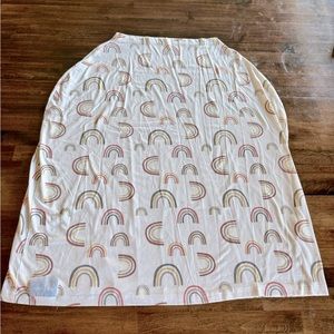 Copper Pearl 5-in-1 multi-use stretch car seat cover and baby cover- Rainbow